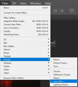 Membuat Efek Cahaya Lampu di Tengan Malam di Photoshop