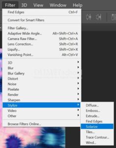 Membuat Efek Solarize Pada Gambar di Adobe Photoshop