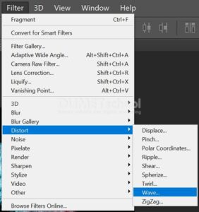 Membuat Objek Gambar Menjadi Bergelombang di Adobe Photoshop