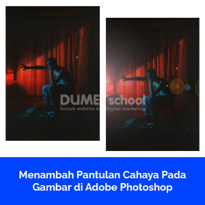 Menambah Pantulan Cahaya Pada Gambar di Adobe Photoshop