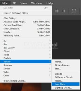 Membuat Cahaya Tambahan Pada Matahari yang Ada di Adobe Photoshop