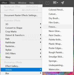 Membuat Efek Fresco Pada Gambar di Adobe Illustrator