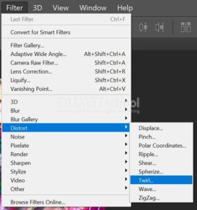 Membuat Efek Pusaran Air Pada Gambar di Adobe Photoshop