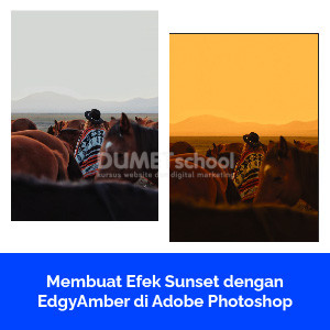 Membuat Efek Sunset dengan EdgyAmber di Adobe Photoshop