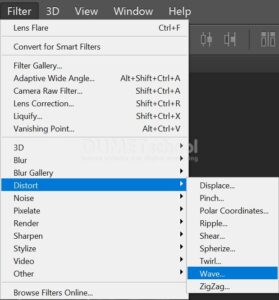 Membuat Gambar Texture dengan Menggunakan Efek Wave di Adobe Photoshop