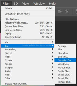 Membuat Warna Gradasi Lebih Halus dengan Efek Blur di Adobe Photoshop