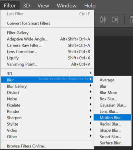 Membuat Objek Baru dengan Menggunakan Motion Blur di Photoshop