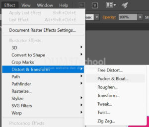 Membuat Objek Bunga dengan Pucker dan Bloat di Adobe Illustrator