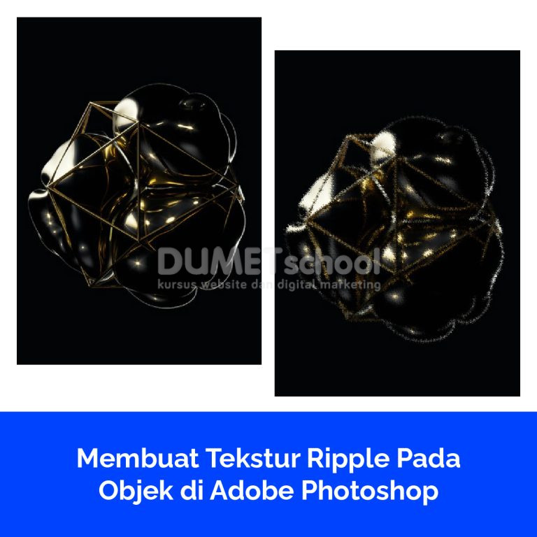 Membuat Tekstur Ripple Pada Objek di Adobe Photoshop