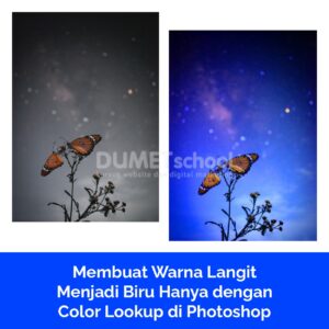Membuat Warna Langit Menjadi Biru Hanya dengan Color Lookup di Photoshop