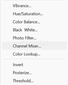 Mengganti Warna Satu Objek dengan Channel Mixer di Adobe Photoshop