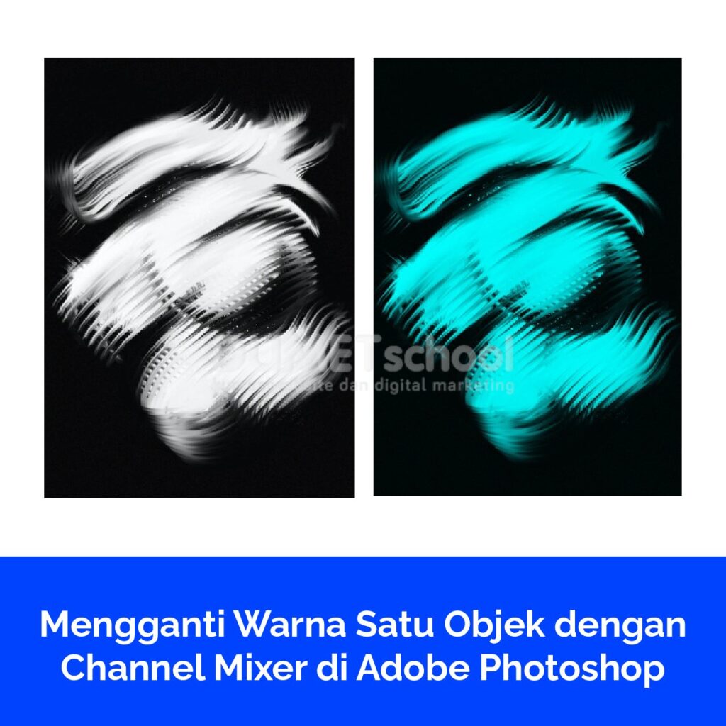 Mengganti Warna Satu Objek dengan Channel Mixer di Adobe Photoshop