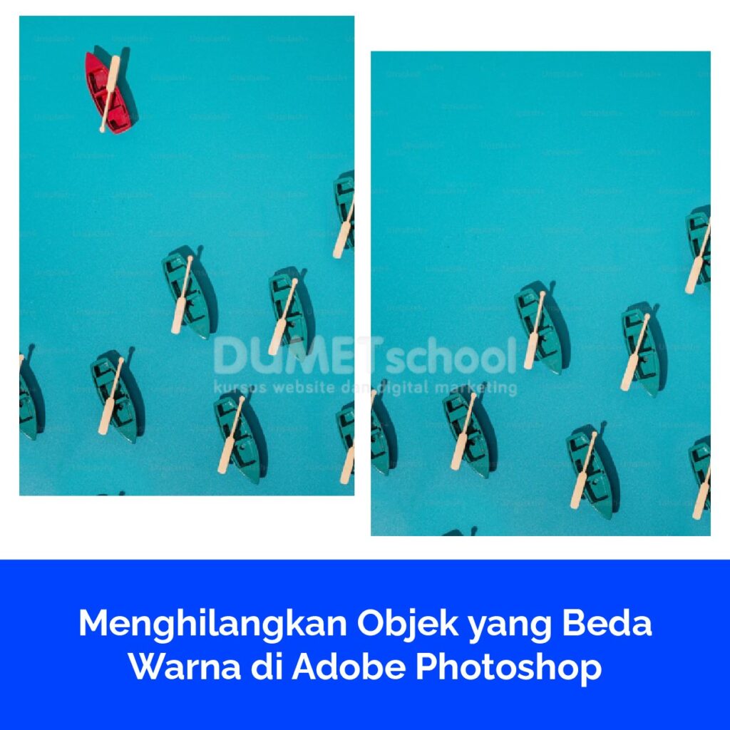 Menghilangkan Objek yang Beda Warna di Adobe Photoshop