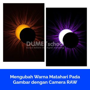 Mengubah Warna Matahari Pada Gambar dengan Camera RAW