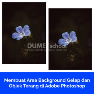 Membuat Area Background Gelap dan Objek Terang di Adobe Photoshop