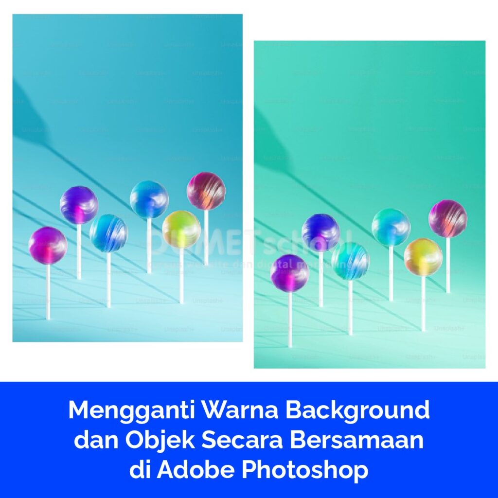 Mengganti Warna Background dan Objek Secara Bersamaan di Adobe Photoshop
