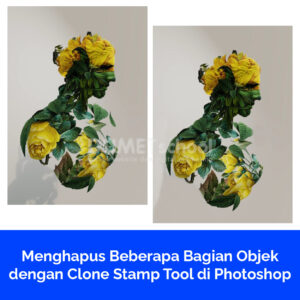 Menghapus Beberapa Bagian Objek dengan Clone Stamp Tool di Photoshop