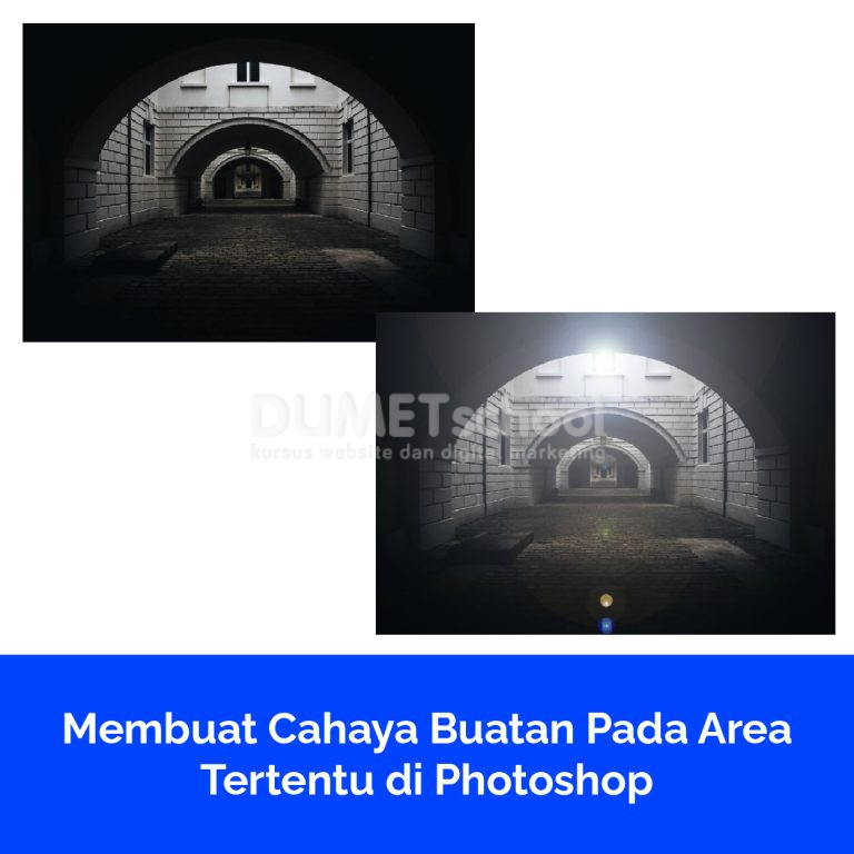 Membuat Cahaya Buatan Pada Area Tertentu di Photoshop