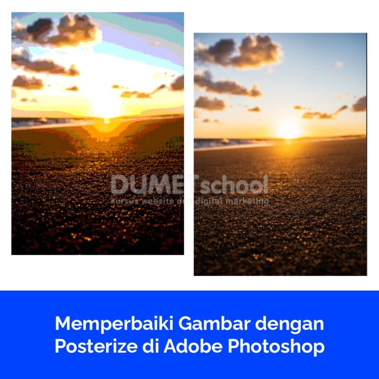 Memperbaiki Gambar dengan Posterize di Adobe Photoshop