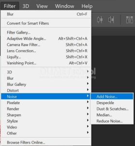 Menambahkan Efek Noise Pada Gambar di Adobe Photoshop