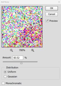 Menambahkan Efek Noise Pada Gambar di Adobe Photoshop