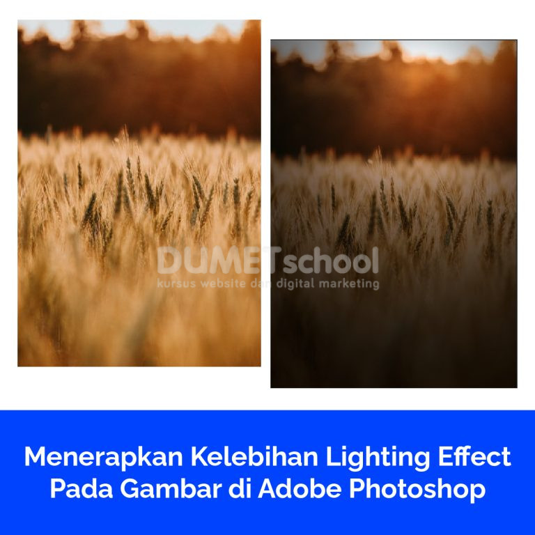 Menerapkan Kelebihan Lighting Effect Pada Gambar di Adobe Photoshop