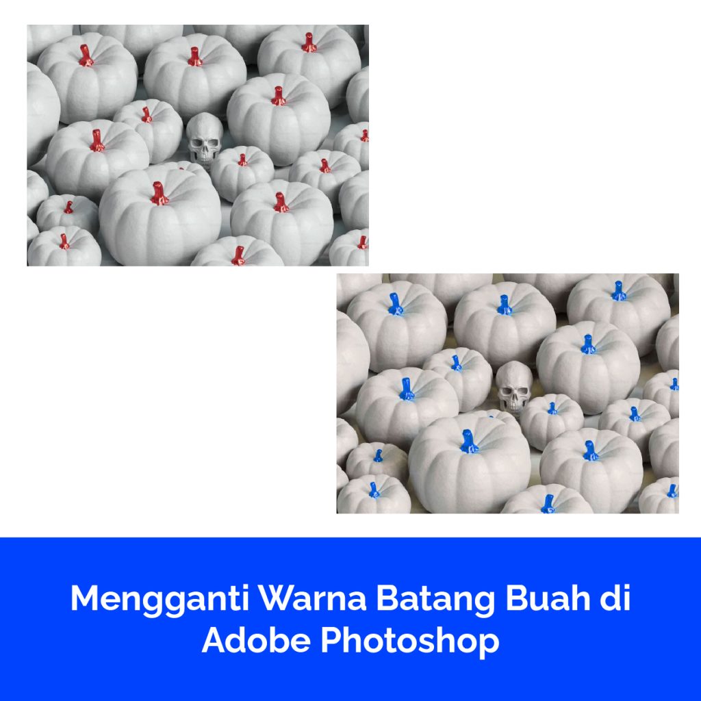 Mengganti Warna Batang Buah di Adobe Photoshop