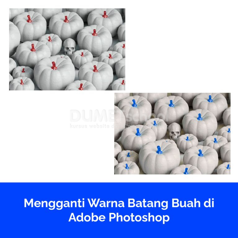 Mengganti Warna Batang Buah di Adobe Photoshop
