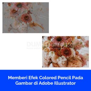 Memberi Efek Colored Pencil Pada Gambar di Adobe Illustrator