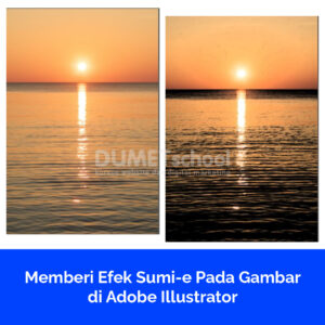 Memberi Efek Sumi-e Pada Gambar di Adobe Illustrator