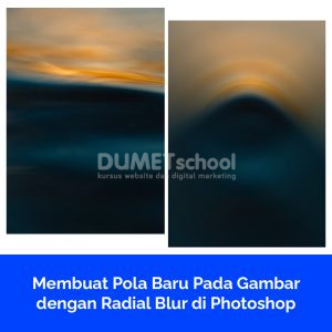 Membuat Pola Baru Pada Gambar dengan Radial Blur di Photoshop