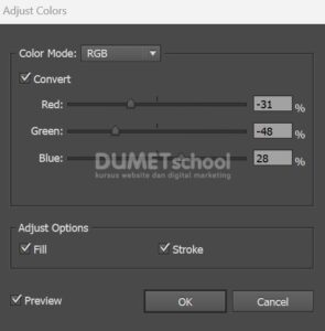 Mengganti Warna Gambar Dalam Hitungan Detik di Adobe Illustrator