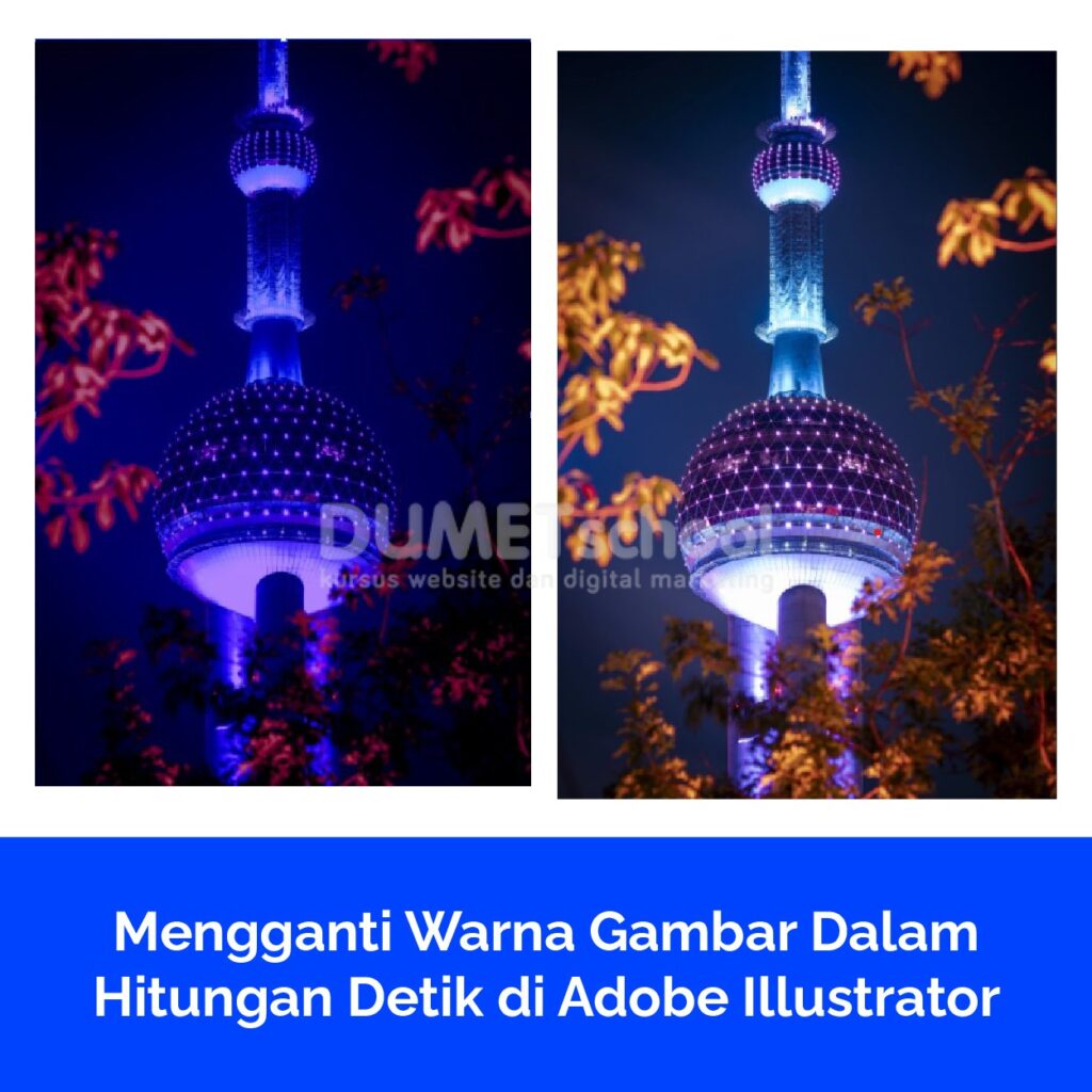 Mengganti Warna Gambar Dalam Hitungan Detik di Adobe Illustrator
