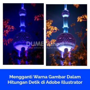 Mengganti Warna Gambar Dalam Hitungan Detik di Adobe Illustrator