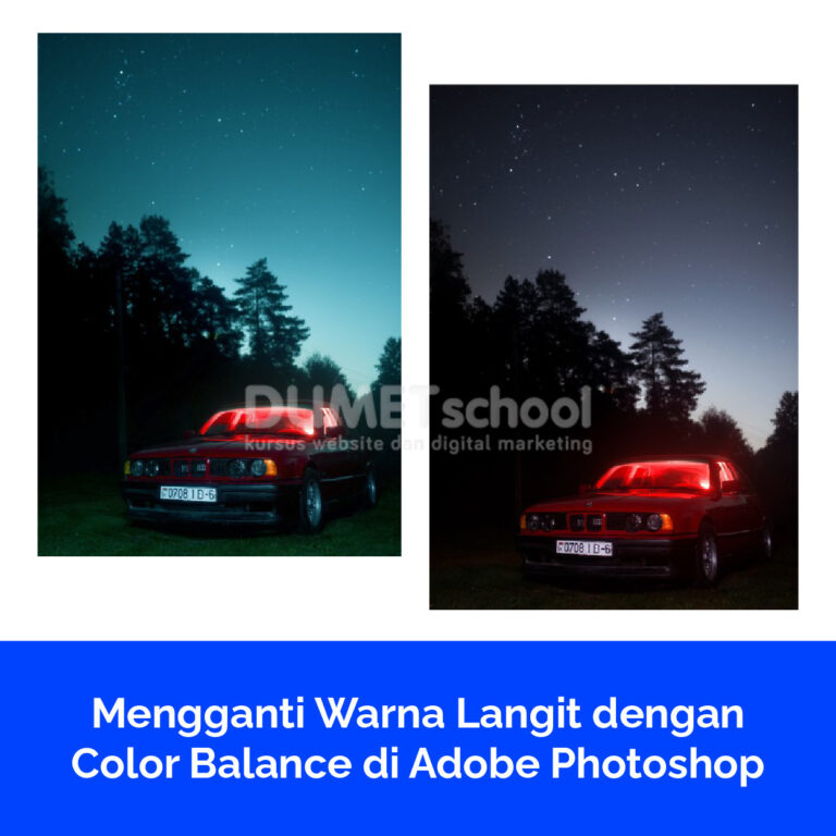 Mengganti Warna Langit dengan Color Balance di Adobe Photoshop