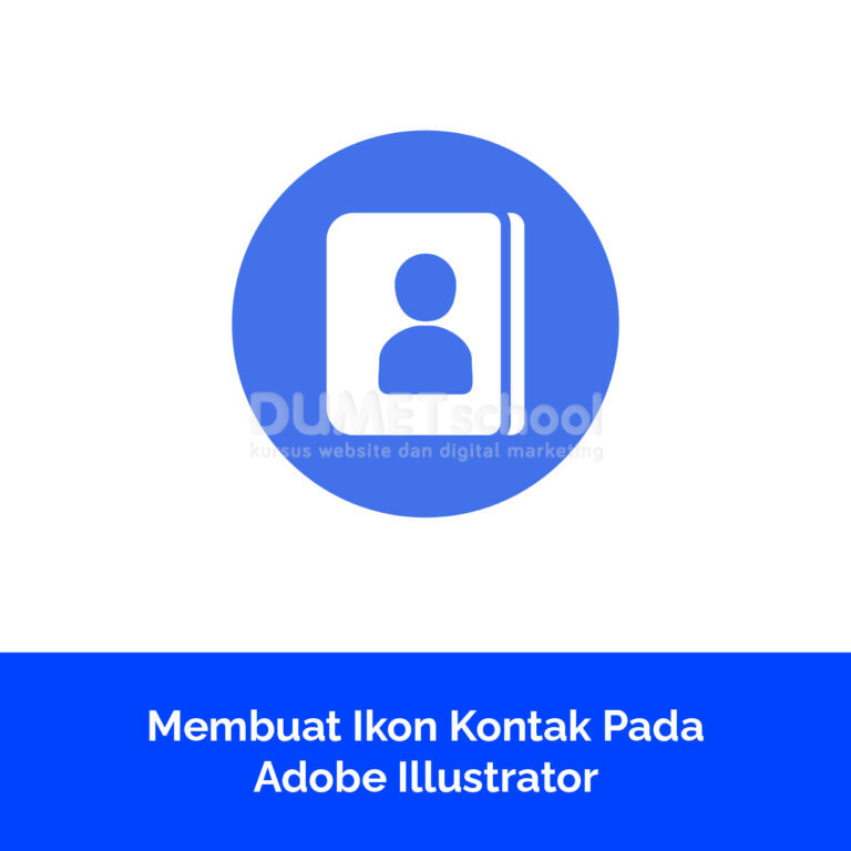 Membuat Ikon Kontak Pada Adobe Illustrator