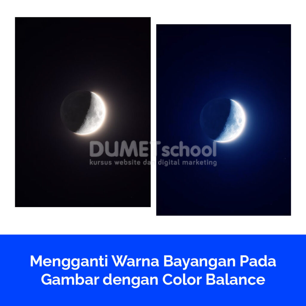 Mengganti Warna Bayangan Pada Gambar dengan Color Balance