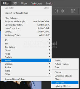 Membuat Cahaya Buatan Pada Gambar di Adobe Photoshop