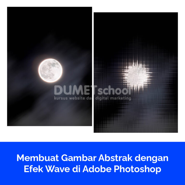 Membuat Gambar Abstrak dengan Efek Wave di Adobe Photoshop