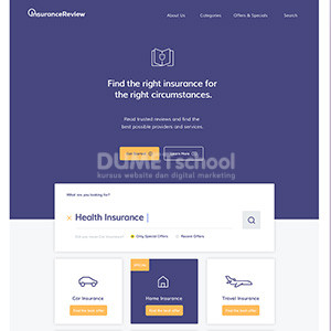 tips website landing page wordpress