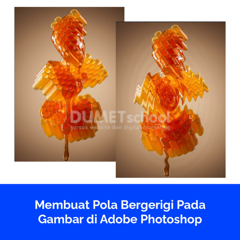 Membuat Pola Bergerigi Pada Gambar di Adobe Photoshop