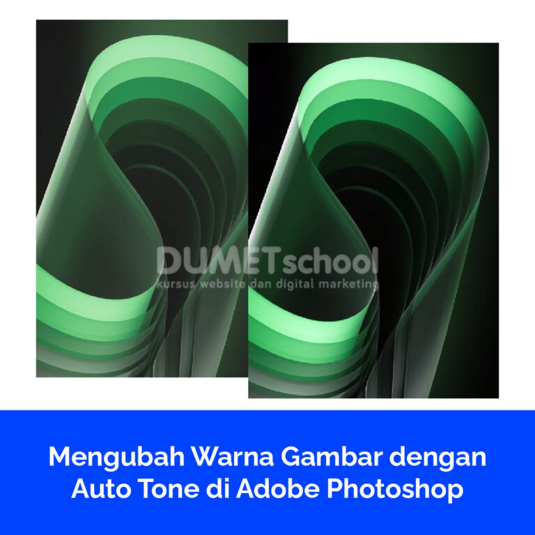 Mengubah Warna Gambar dengan Auto Tone di Adobe Photoshop