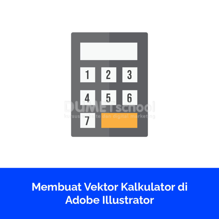 Membuat Vektor Kalkulator di Adobe Illustrator