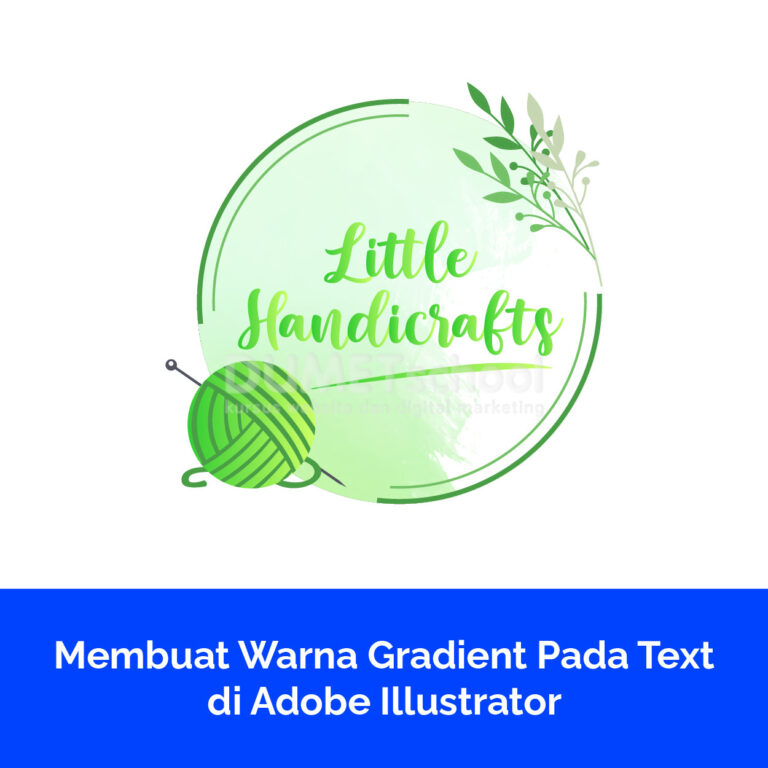 Membuat Warna Gradient Pada Text di Adobe Illustrator