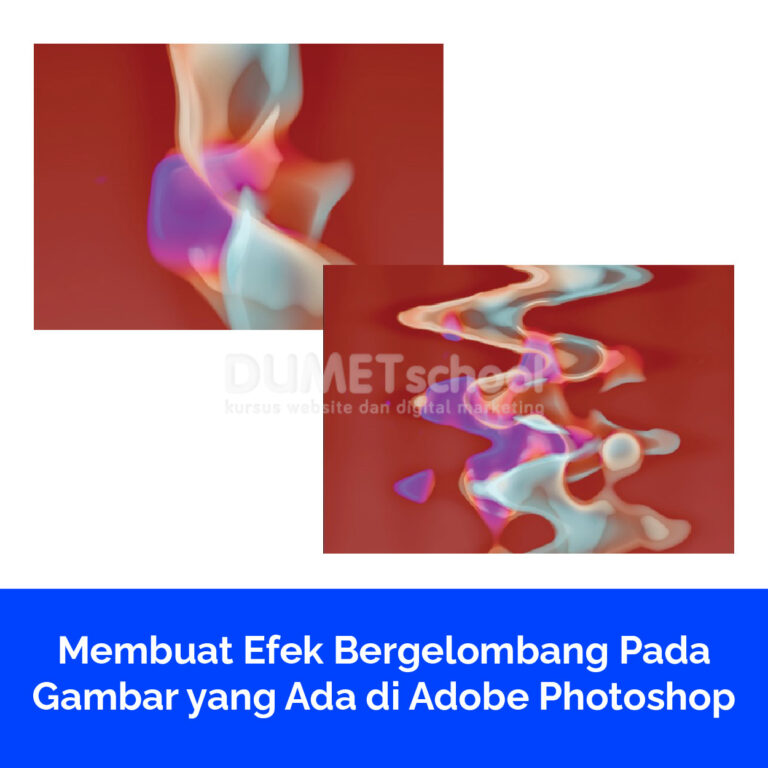 Membuat Efek Bergelombang Pada Gambar yang Ada di Adobe Photoshop