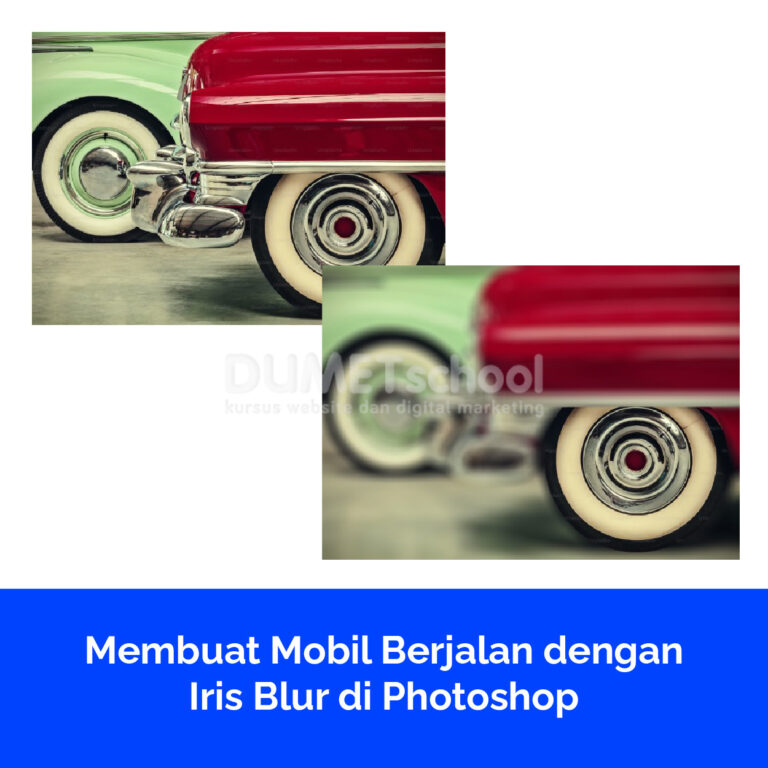 Membuat Mobil Berjalan dengan Iris Blur di Photoshop