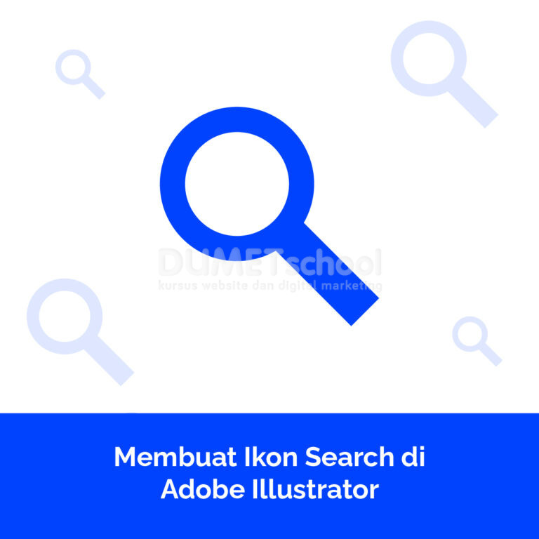Membuat Ikon Search di Adobe Illustrator