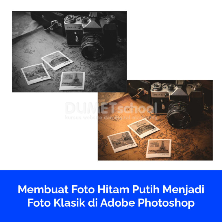Membuat Foto Hitam Putih Menjadi Foto Klasik di Adobe Photoshop