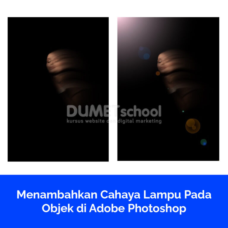 Menambahkan Cahaya Lampu Pada Objek di Adobe Photoshop