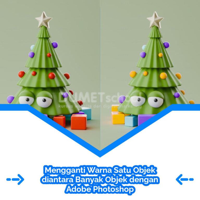 Mengganti Warna Satu Objek diantara Banyak Objek dengan Adobe Photoshop